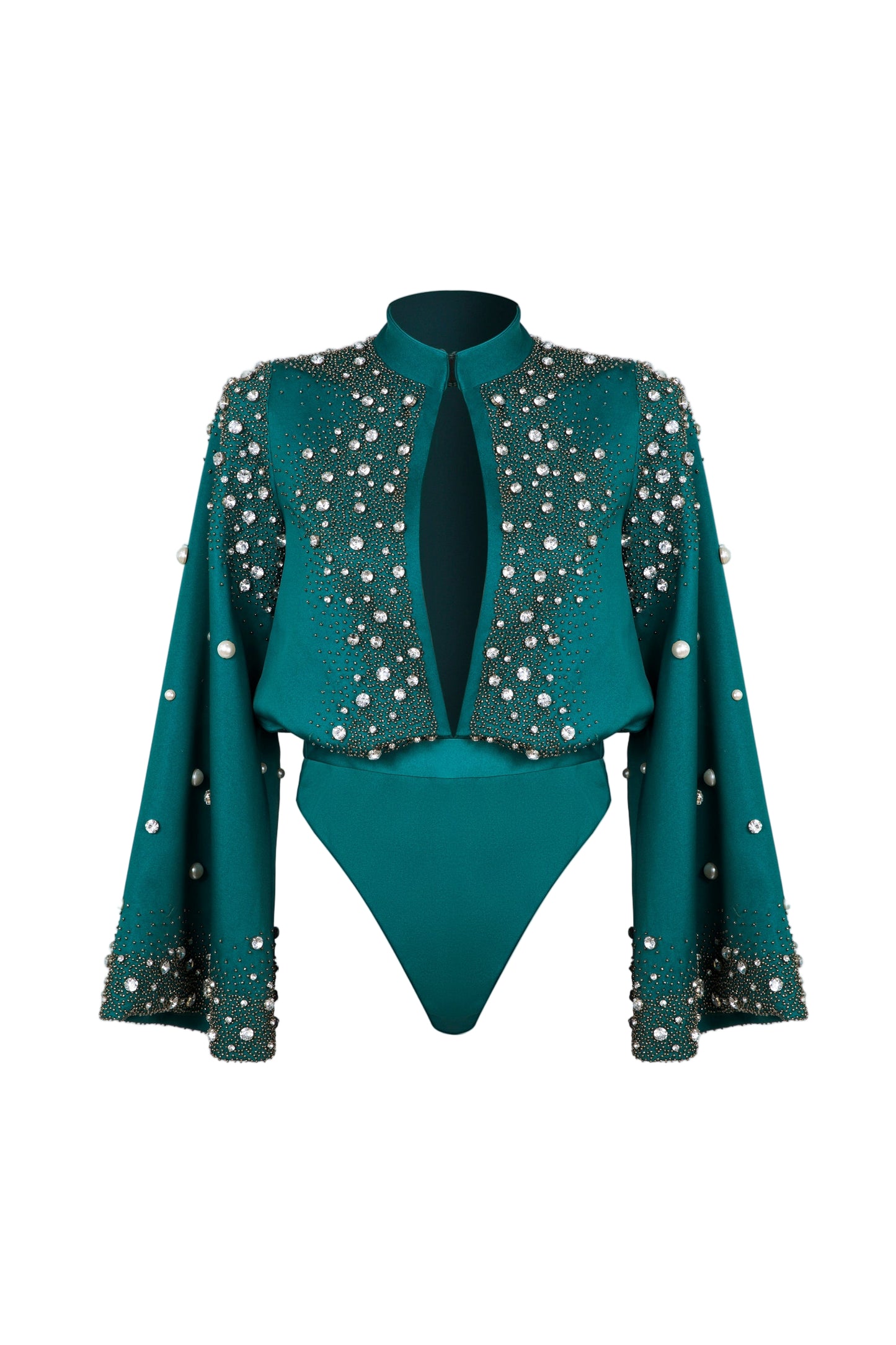 beaded bodysuitrtwfw24-tp-17green38