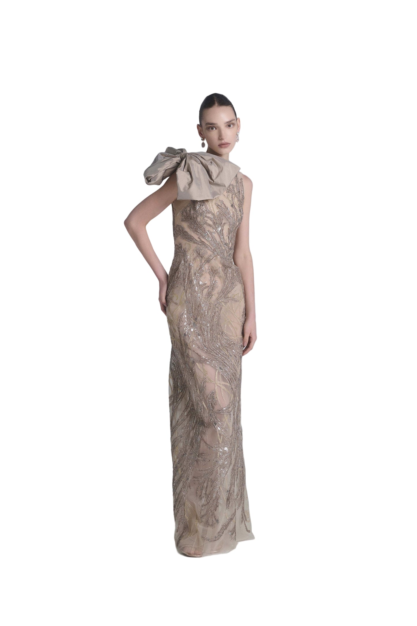 asymmetrical embroidered dress with bowrtwfw25-60lookbook-2