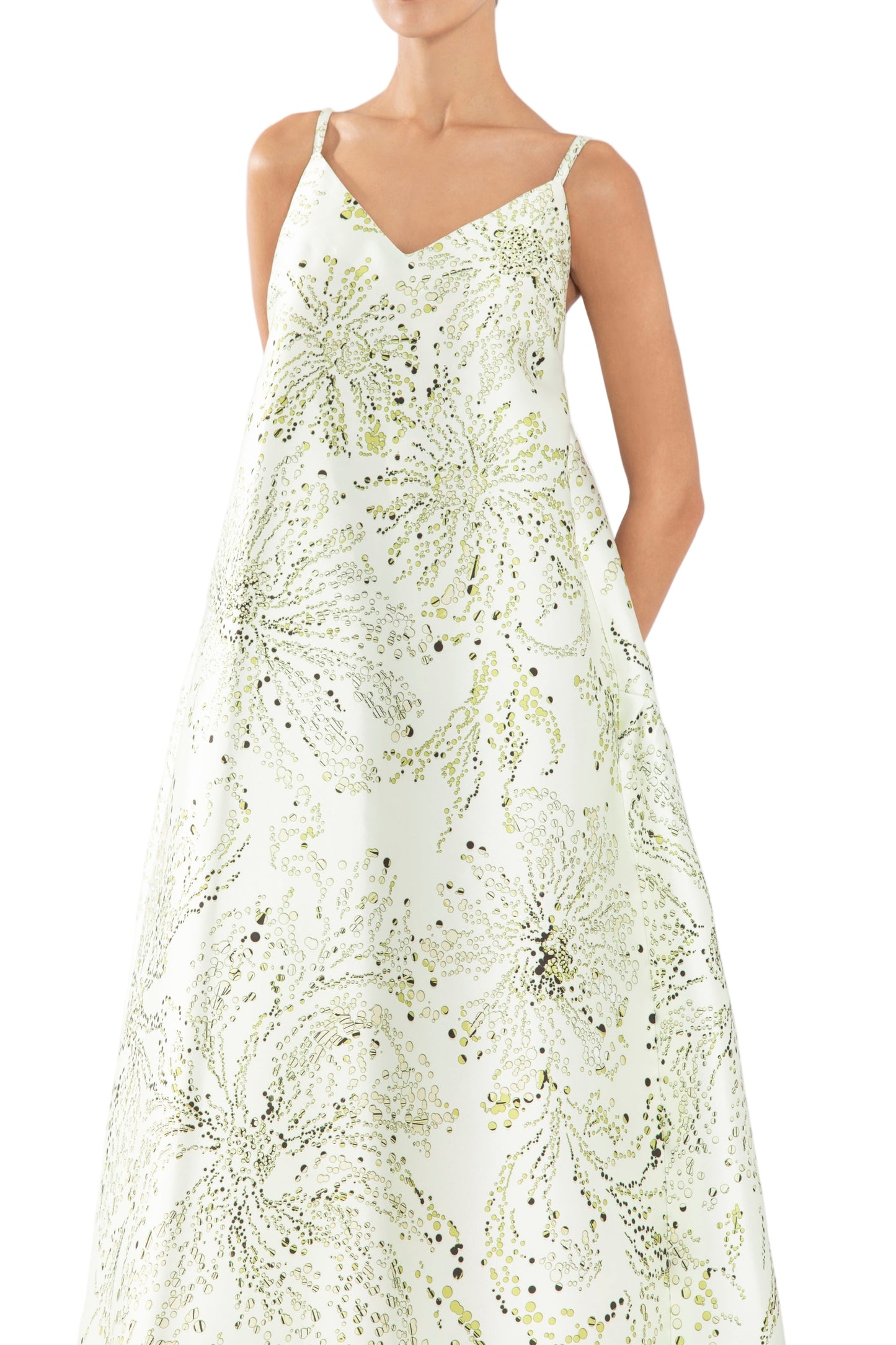 mikado-a-line-dress-with-dotted-floral-print-rtwss24-4