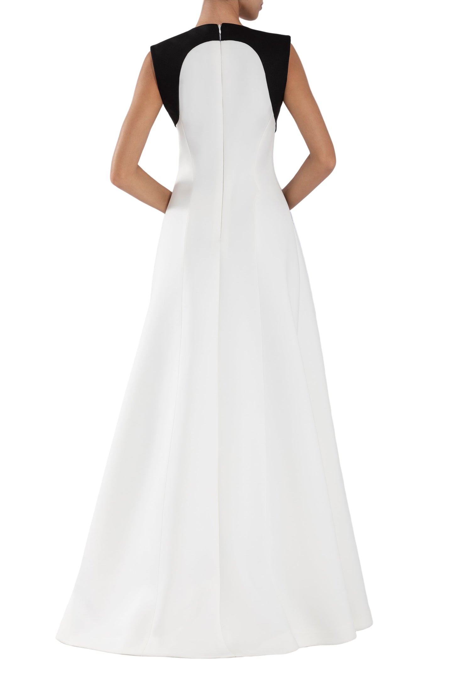 neoprene-dress-with-abstract-contrast-cuts-rtwss24-4
