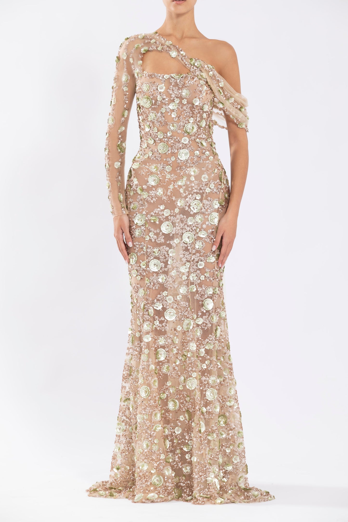 tulle-one-shoulder-sleeve,-dress-with-dotted-beading-a-tulle-tail-rtwss24-2