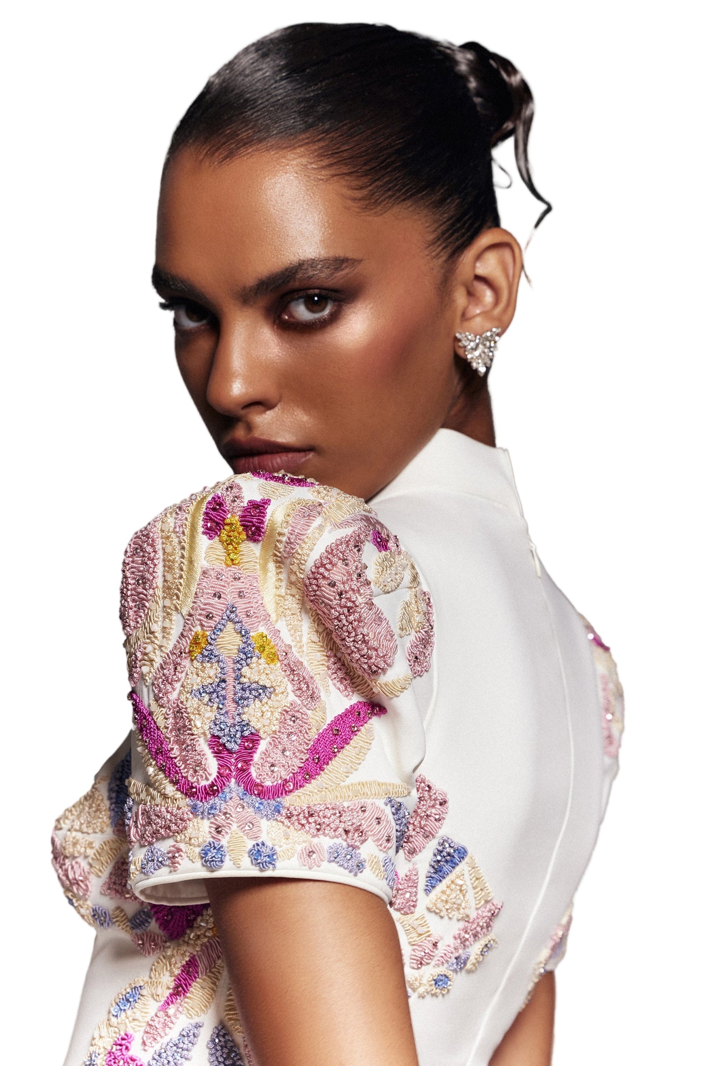 crepe-dress-with-abstract-beading-rtwss24-1