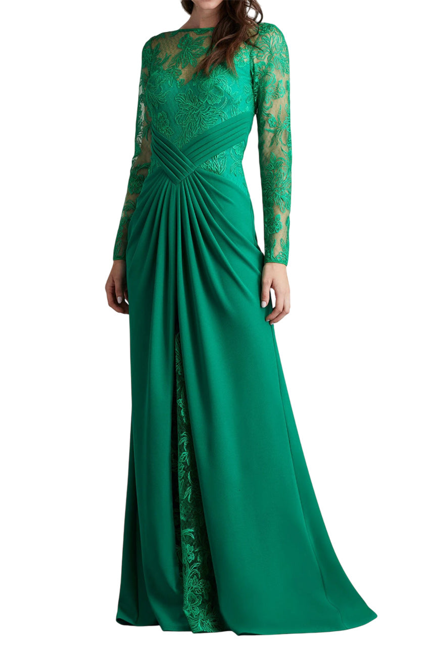 RAVINA EMBROIDERED ILLUSION GOWN