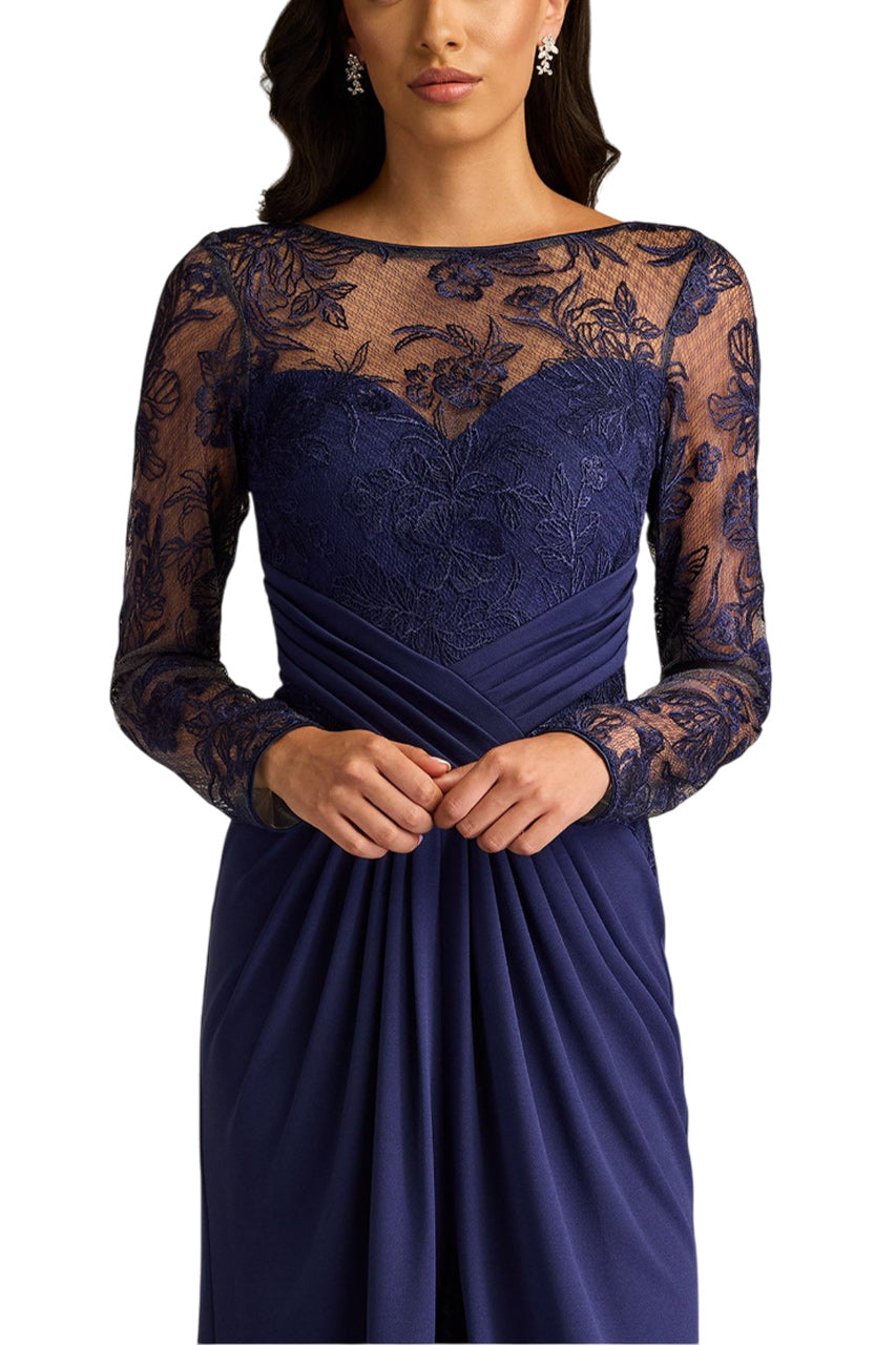 RAVINA EMBROIDERED ILLUSION GOWN