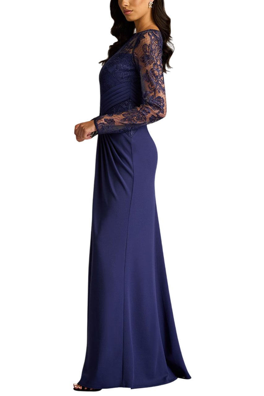 RAVINA EMBROIDERED ILLUSION GOWN