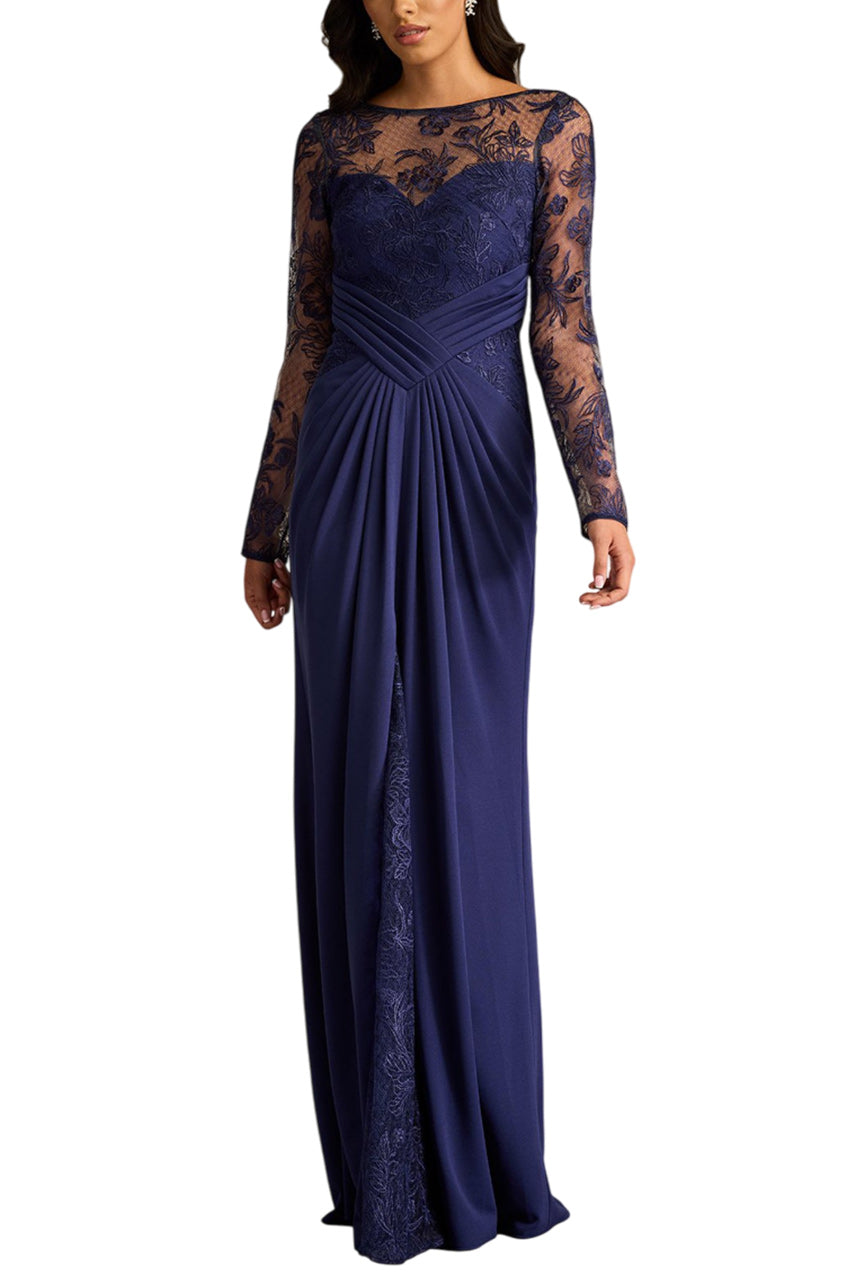 RAVINA EMBROIDERED ILLUSION GOWN