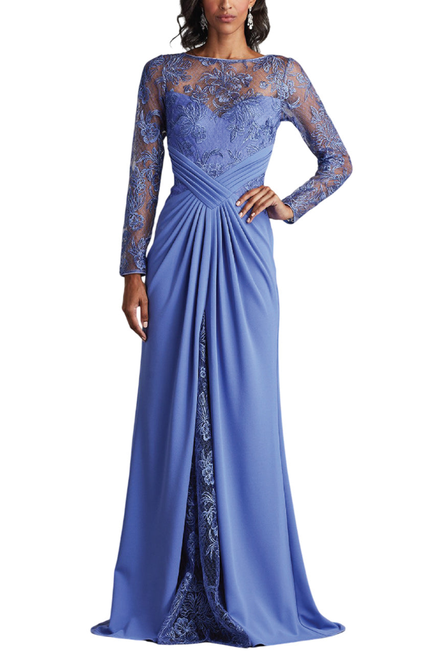 RAVINA EMBROIDERED ILLUSION GOWN
