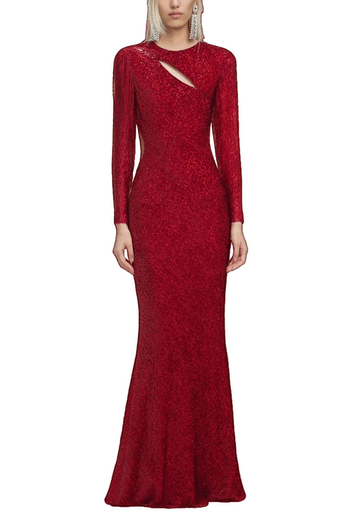 RED FIL COUPÉ MAXI DRESS