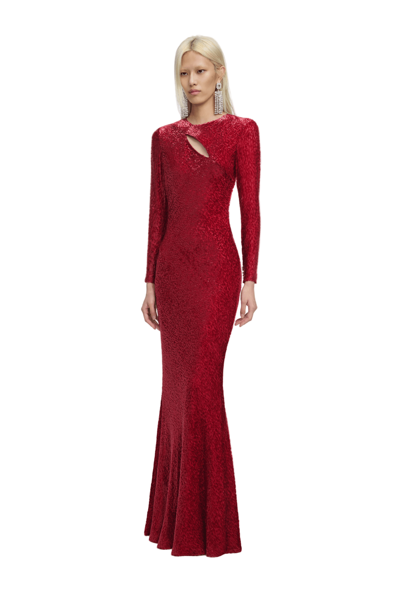 RED FIL COUPÉ MAXI DRESS