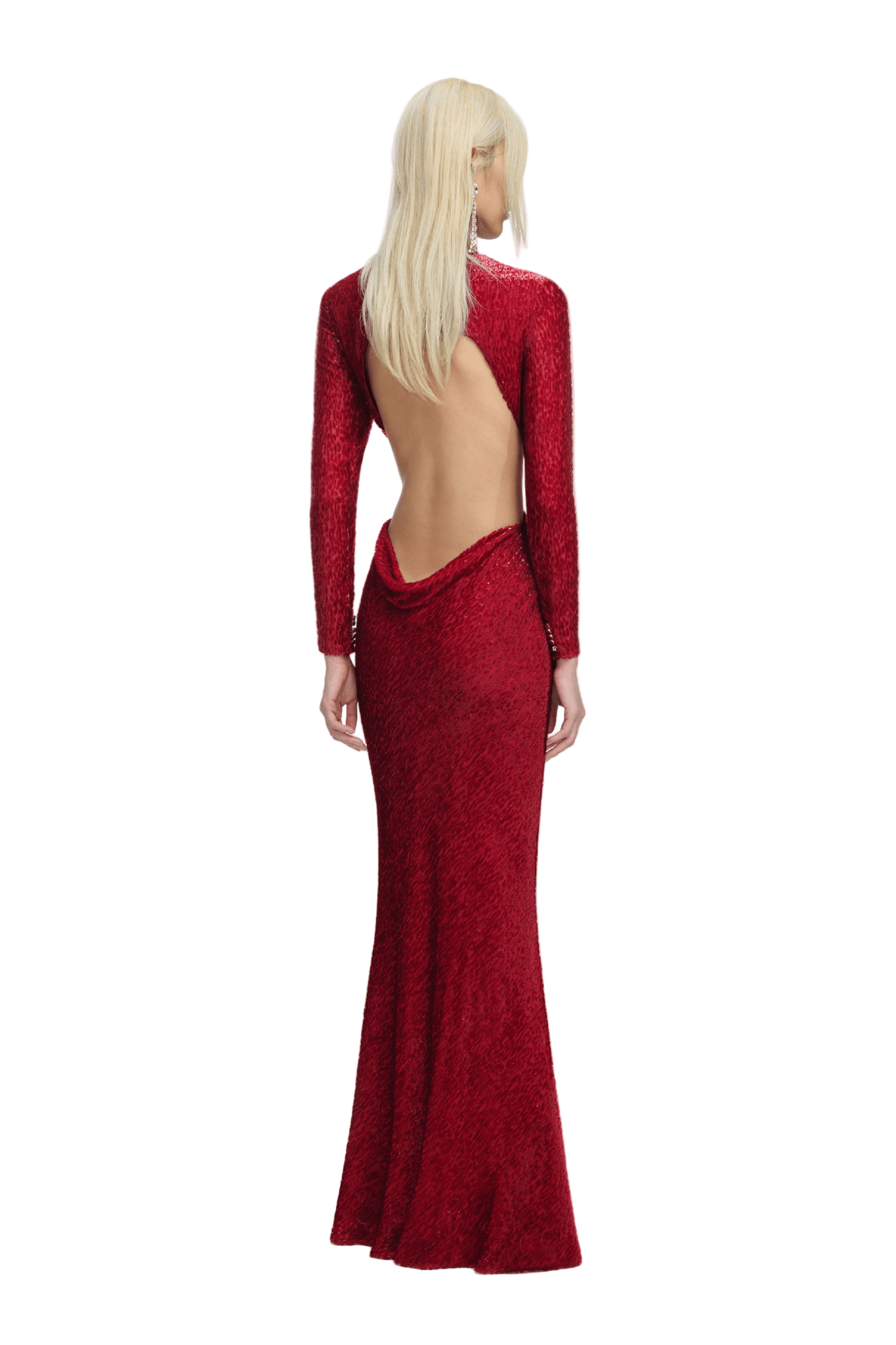 RED FIL COUPÉ MAXI DRESS