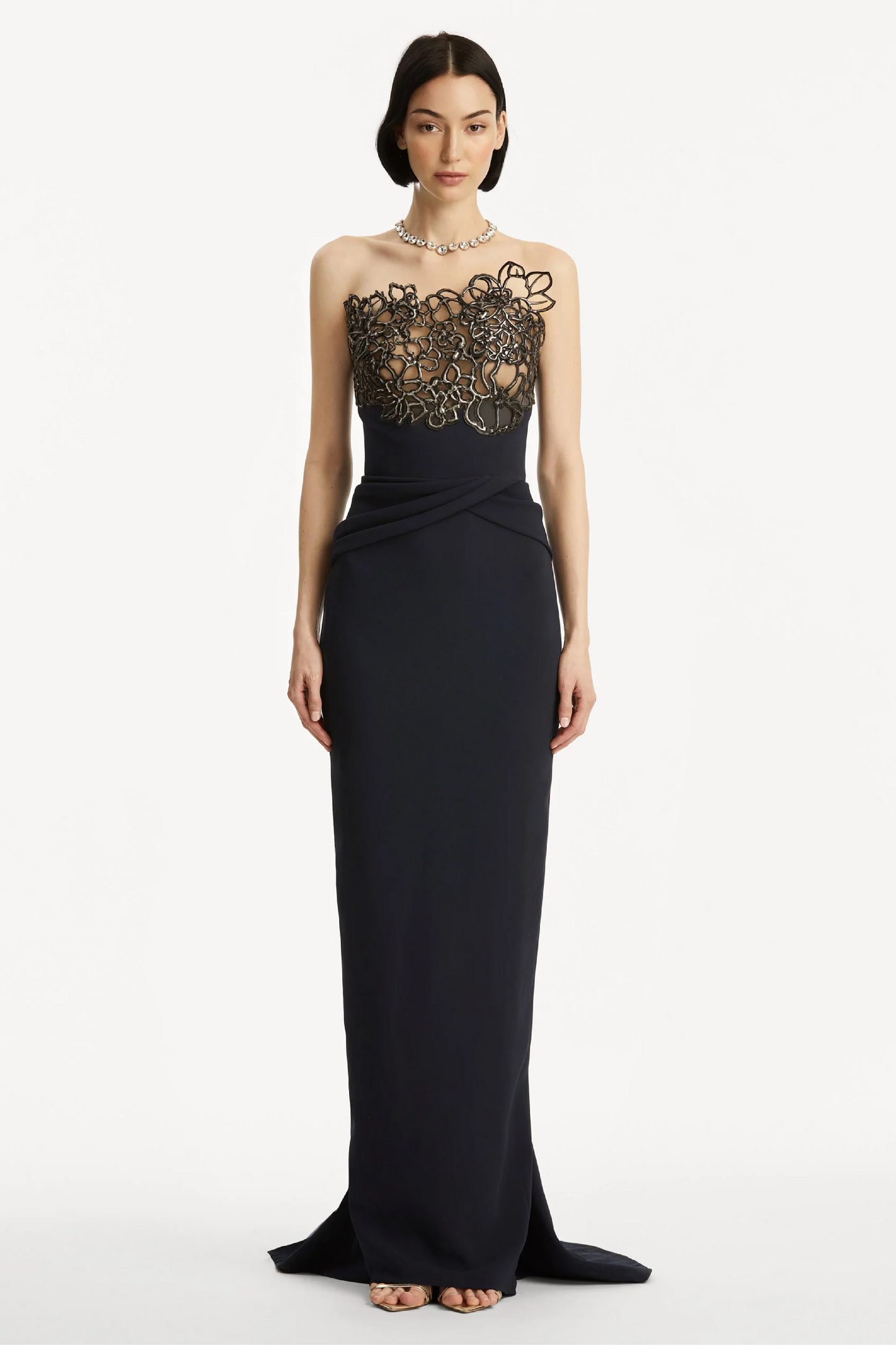 RUBBER LACE CADY GOWN
