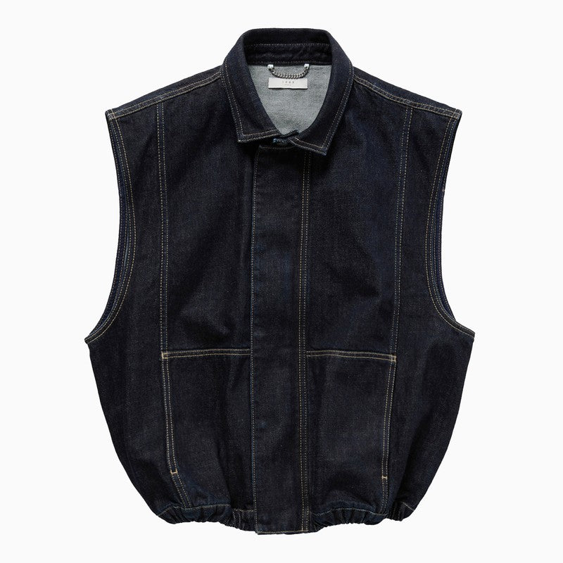 Denim Vest Dark Blue