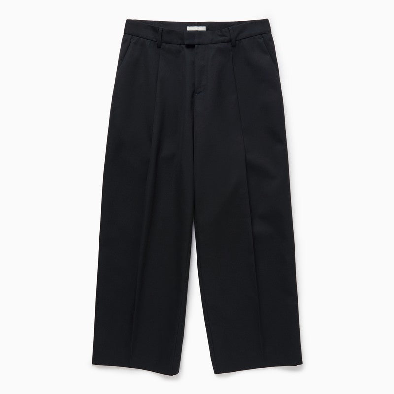 Chino Pleated Pants Dark Blue