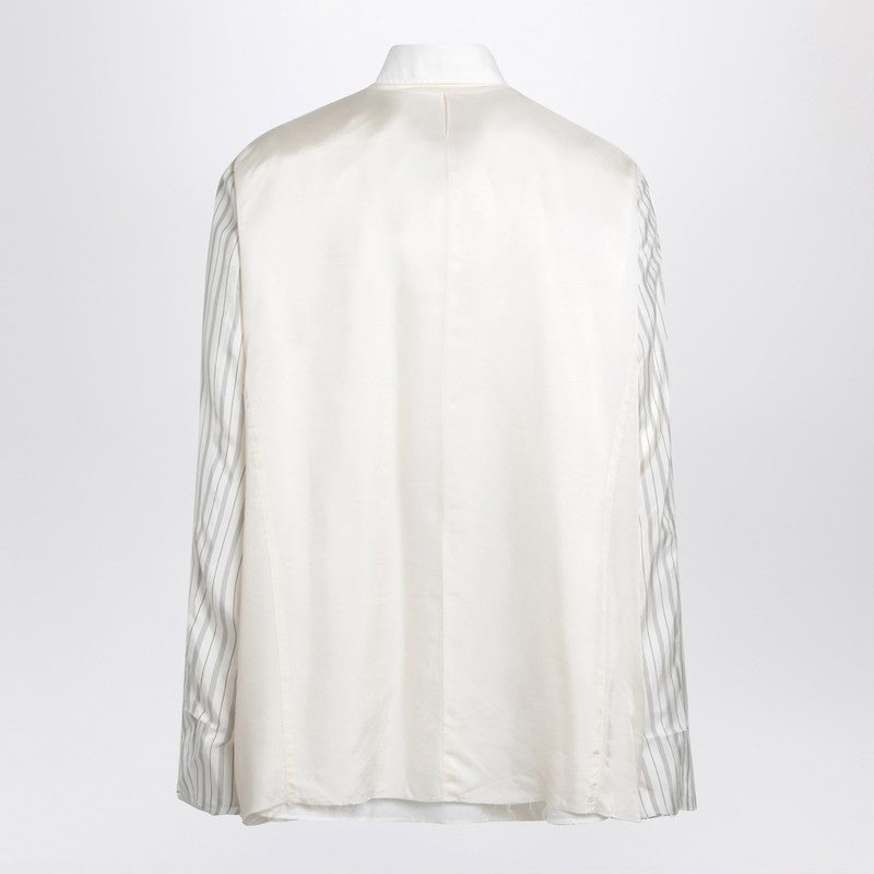 Reversible shirt Anonymity of the Lining in écru