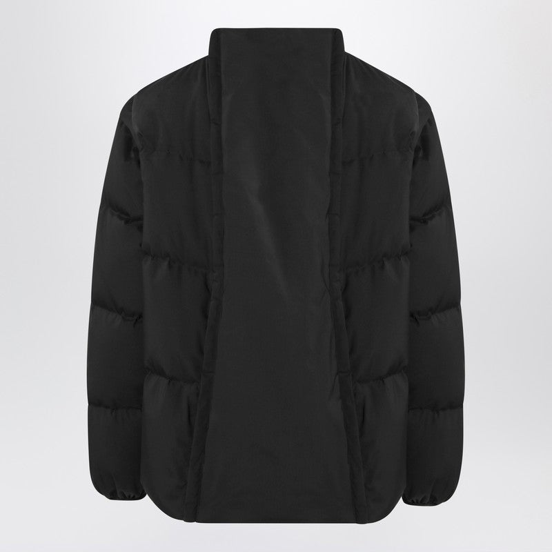 Transformable padded black jacket