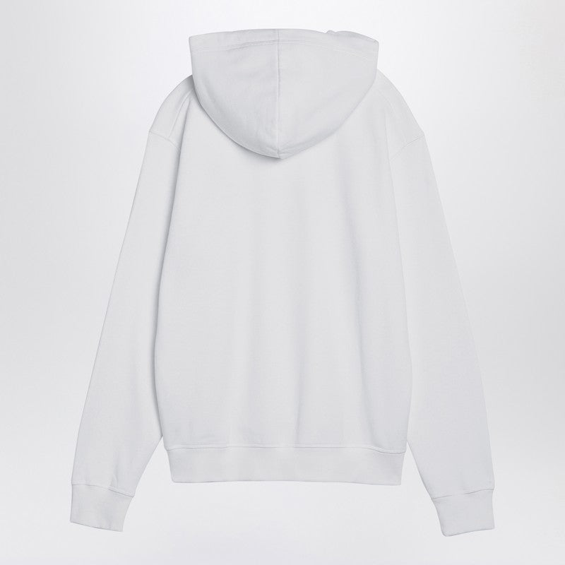 White Cotton Hoodie