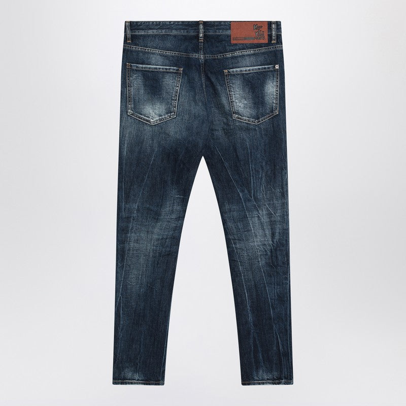 Cool Guy Navy Blue Washed Jeans