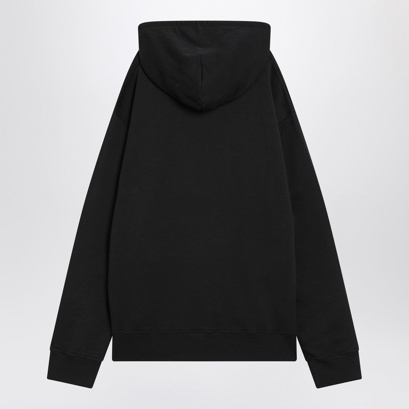 Black Sweatshirt With Logo Label