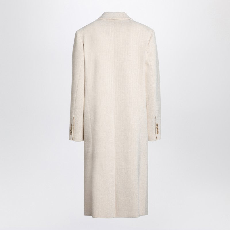 White Single-Breasted Coat
