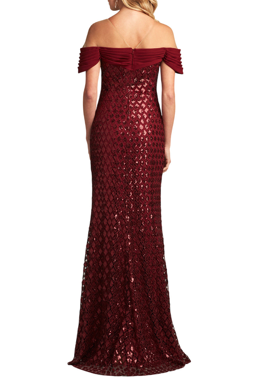 SEQUIN LACE ILLUSION GOWN