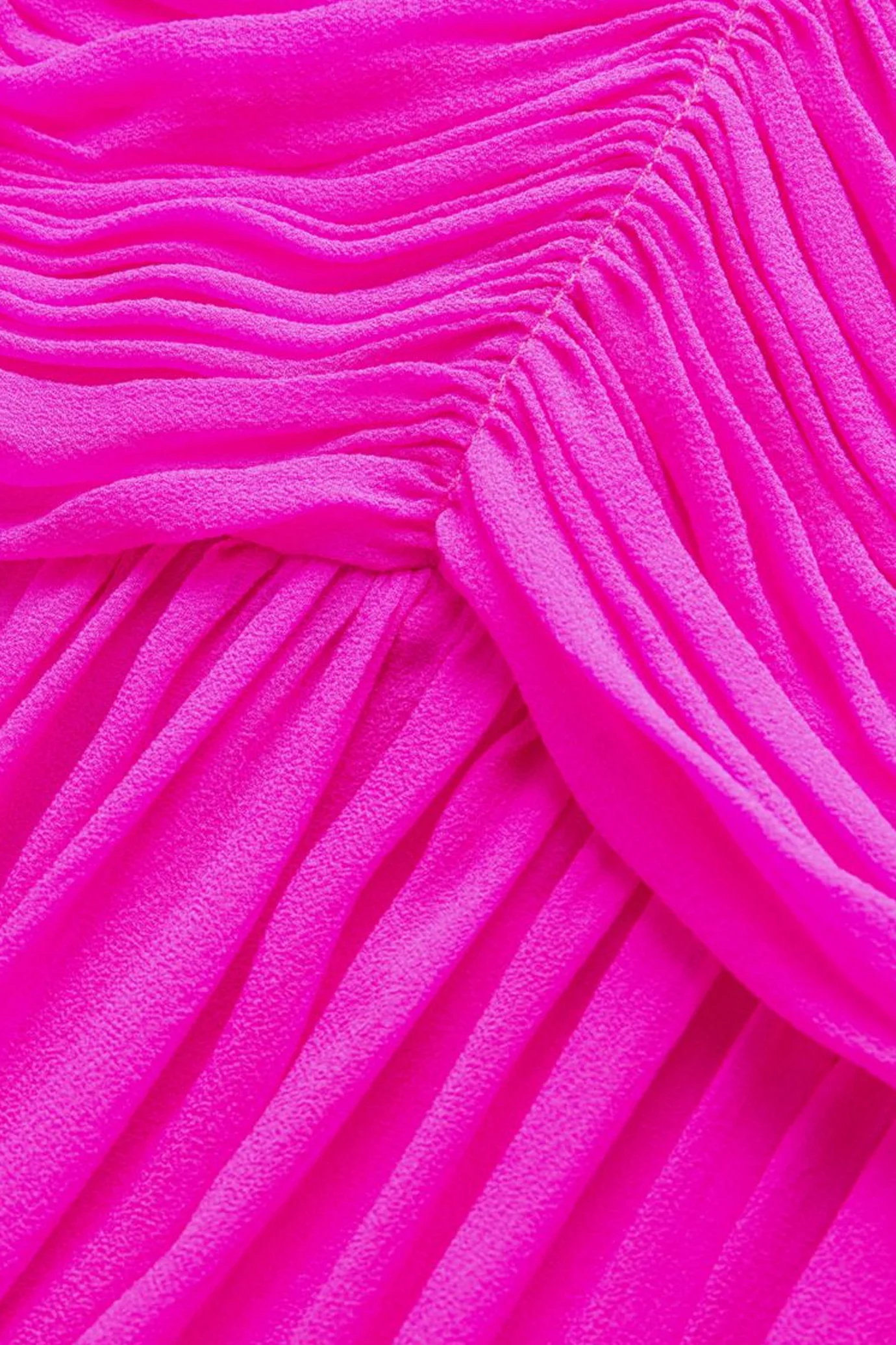 SILK RUCHED CUT-OUT MARILLA GOWN