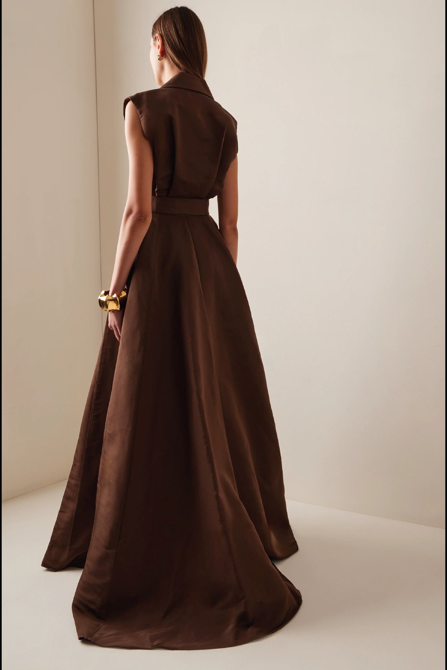 SILK TRENCH GOWN
