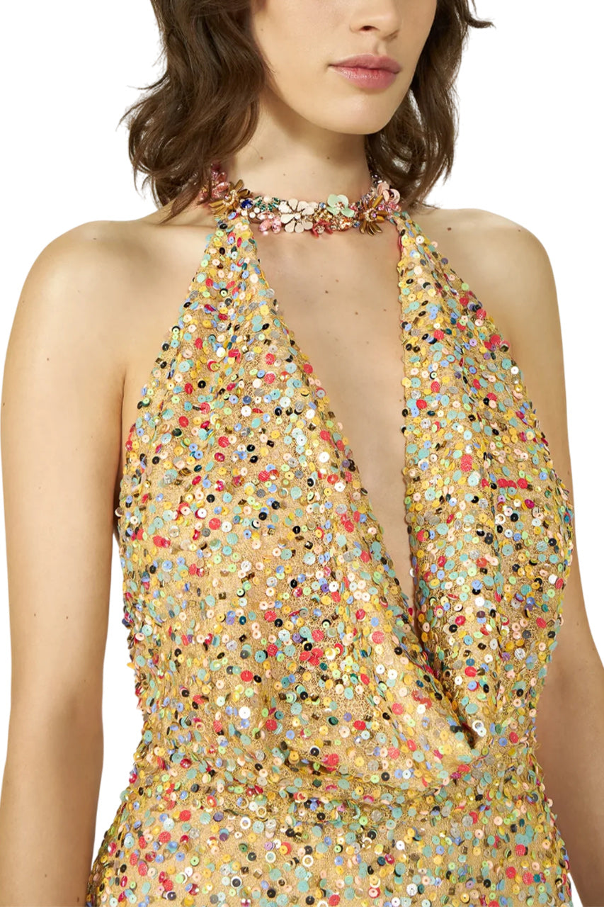 SIMONA SEQUIN MEDLEY GOWN