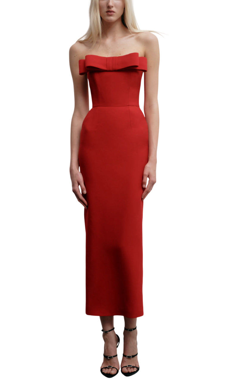 SISU BOW-DETAILED DRESS