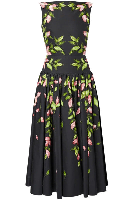 SLEEVELESS MIDI DRESS