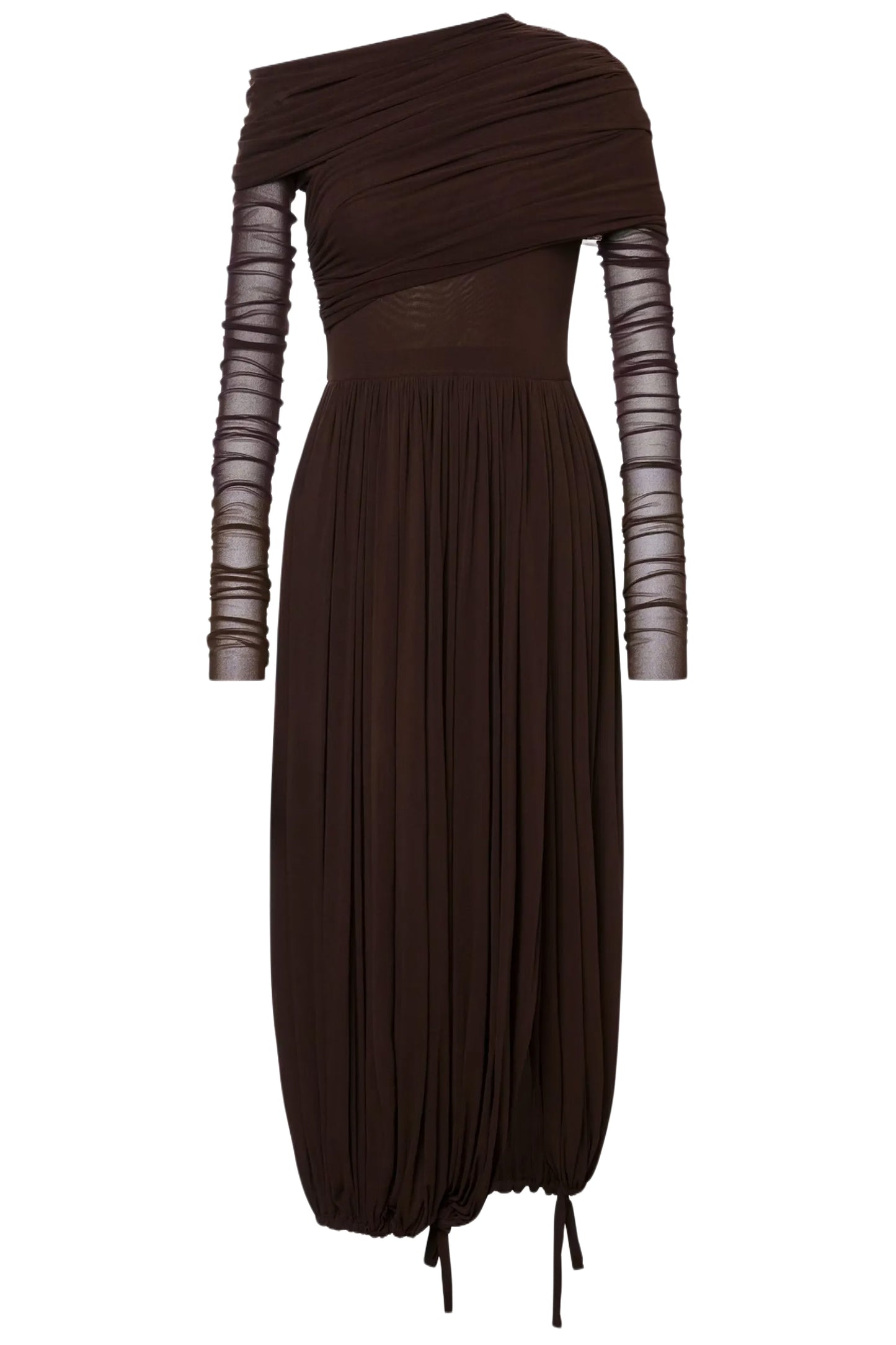 STRETCH TULLE DRESS