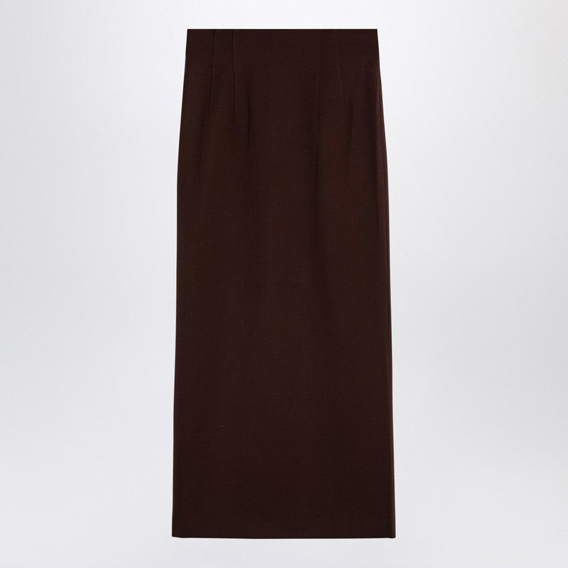 Hot Chocolate Shelby maxi skirt in wool