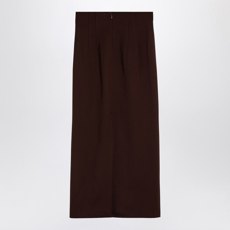 Hot Chocolate Shelby maxi skirt in wool