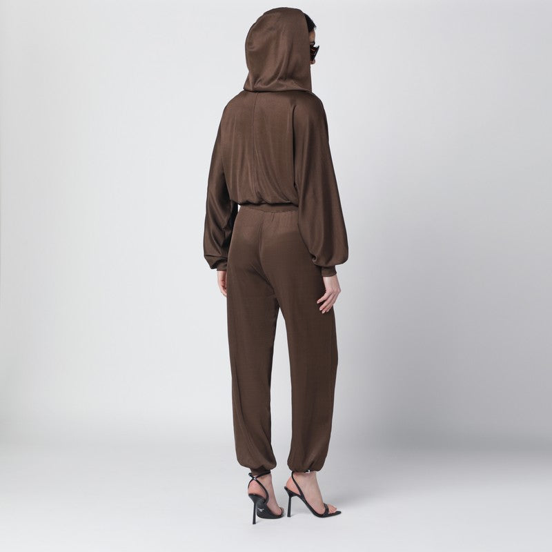 Grace knit set in Chocolate