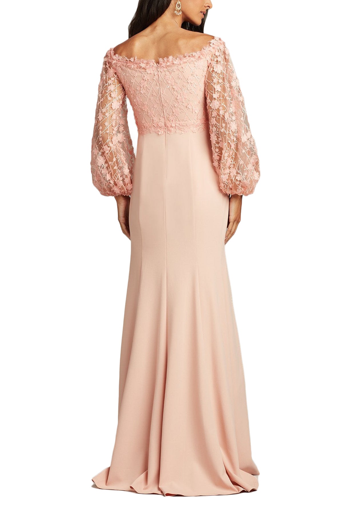 FLORAL APPLIQUÉ GOWN