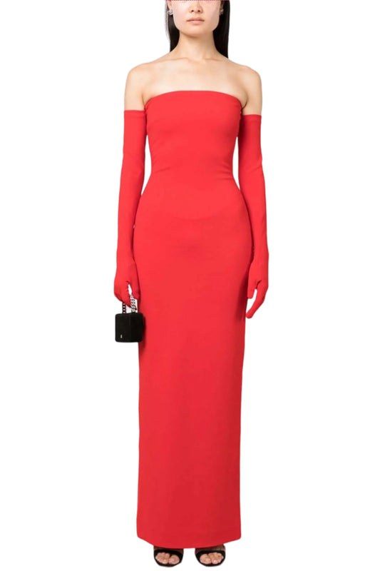 TULLIA STRAPLESS GOWN