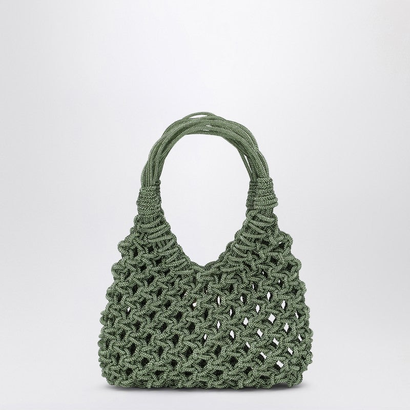 Green Vannifique Small Bag With Crystals