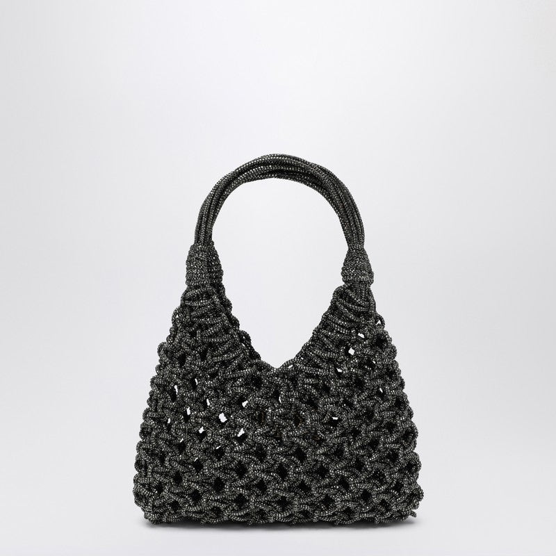 Black Vannifique Small Bag With Crystals