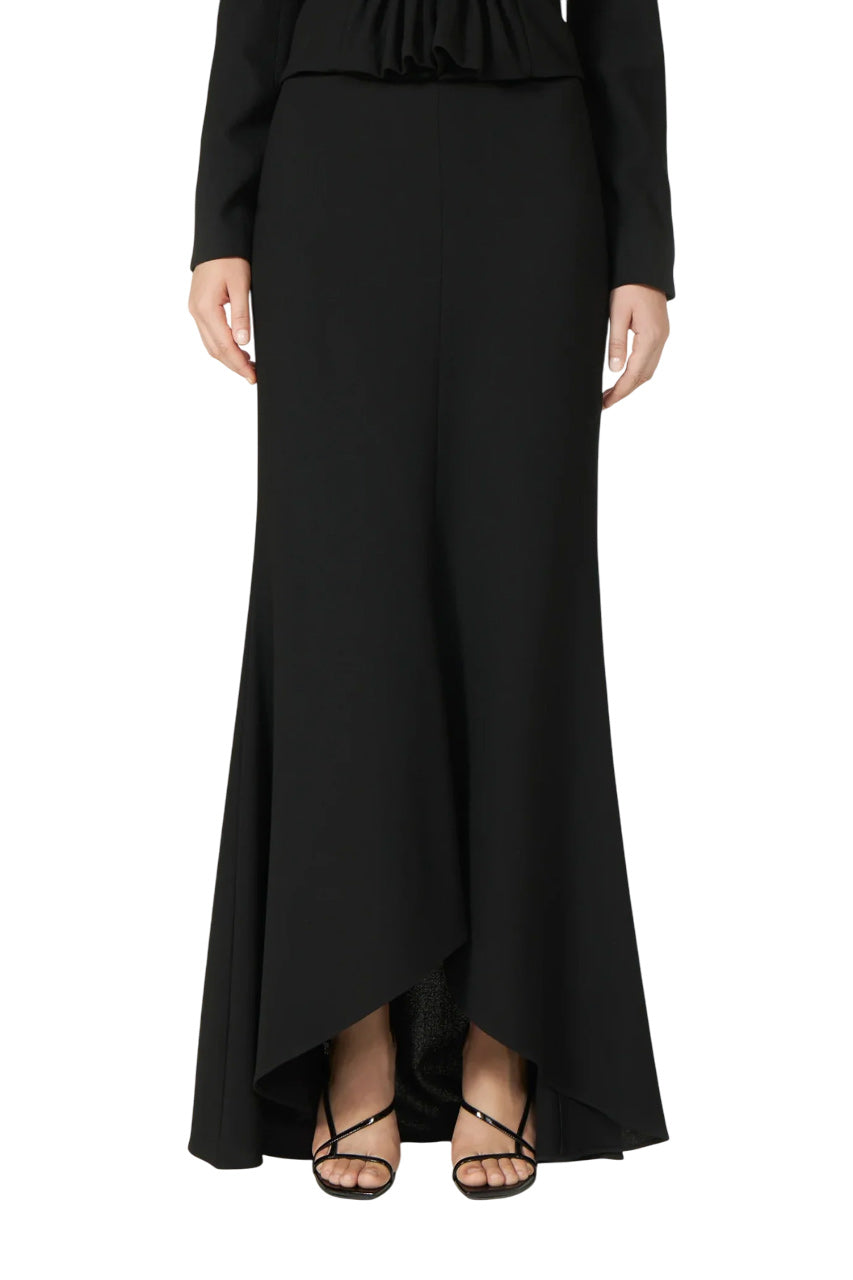 VINNA CREPE WOOL SKIRT