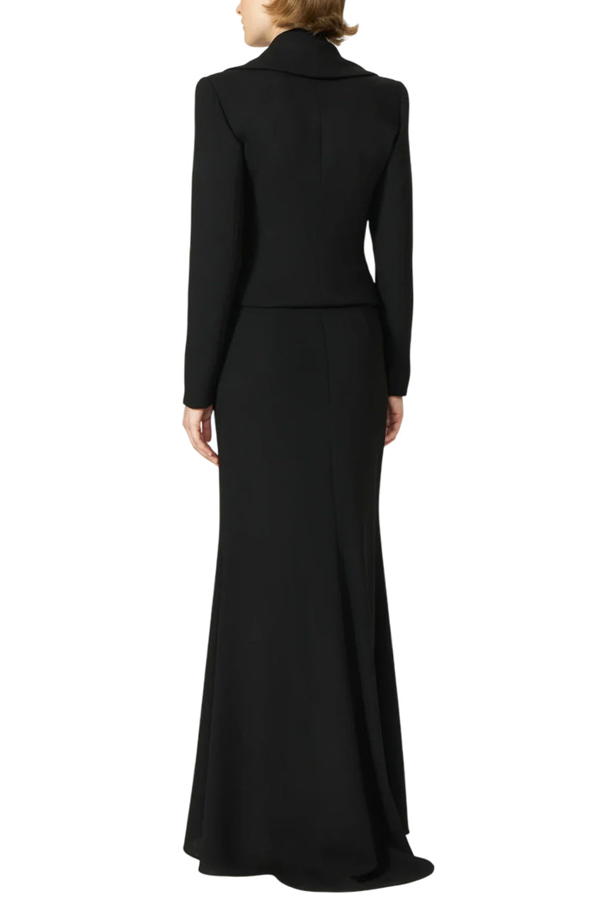 VINNA CREPE WOOL SKIRT