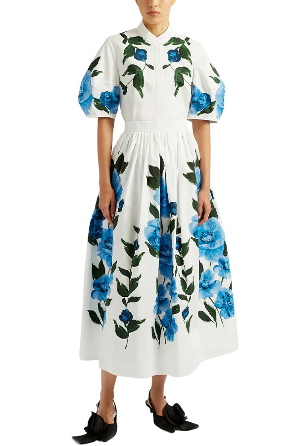 VOLUME MIDI SKIRT