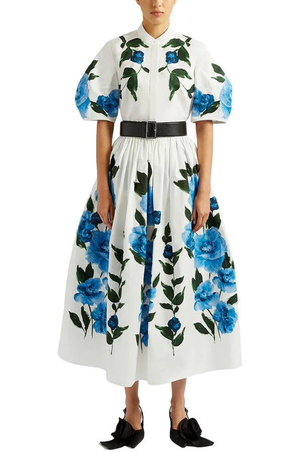 VOLUME MIDI SKIRT