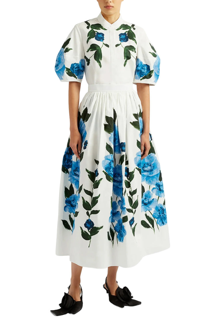 VOLUME SHORT SLEEVE BLOUSE