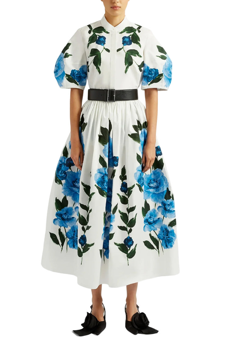 VOLUME SHORT SLEEVE BLOUSE