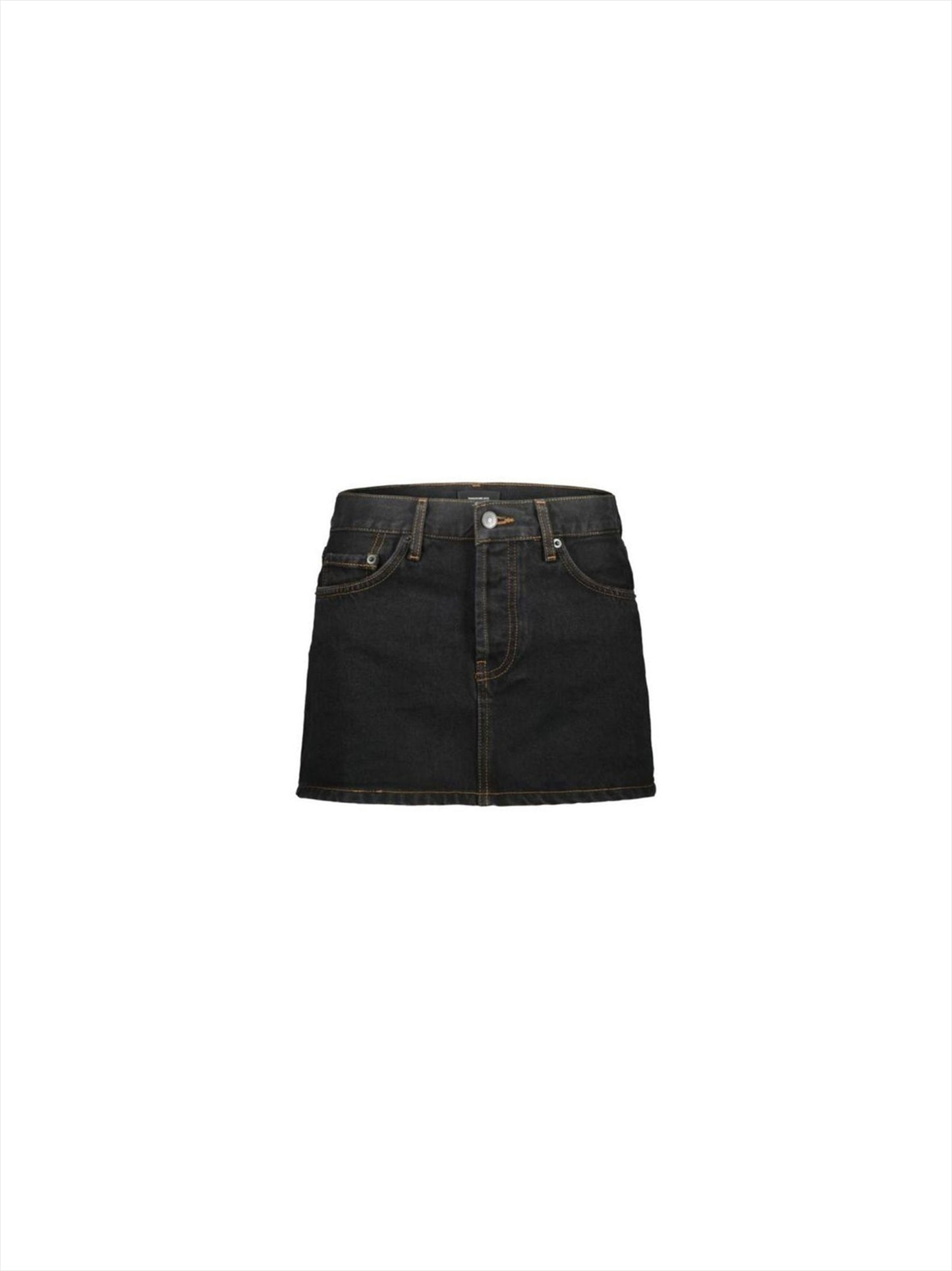 DENIM MICRO MINI SKIRT