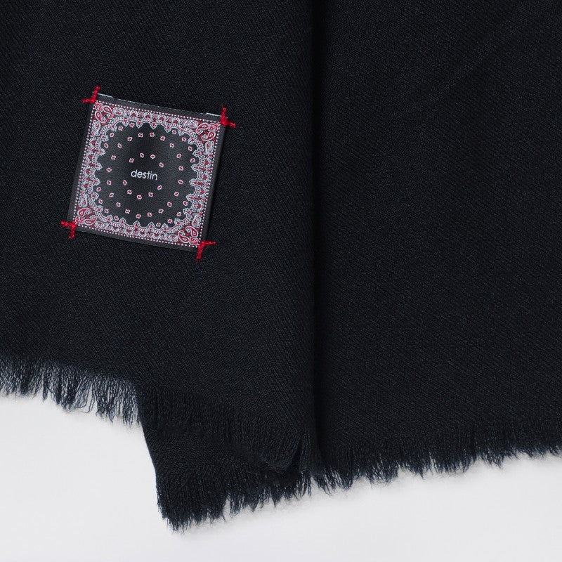 Black Wool Scarf
