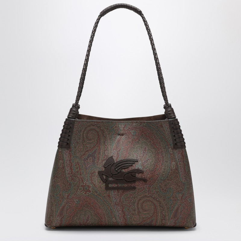 Medium Libra shopping bag with Paisley motif