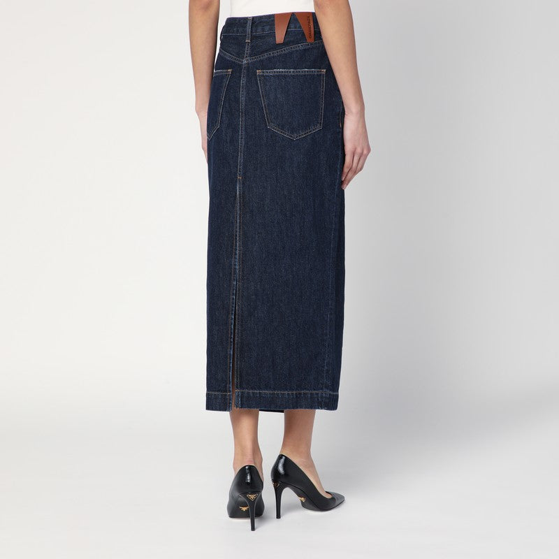 Dark Blue Erika Denim Skirt