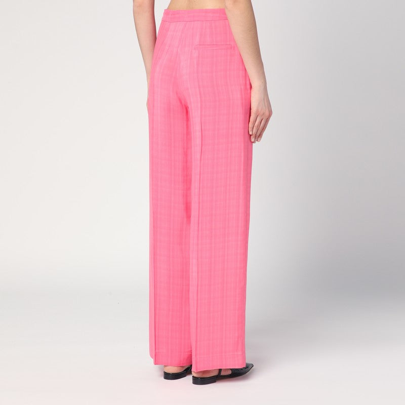 Pink Viscose Marlee Trousers