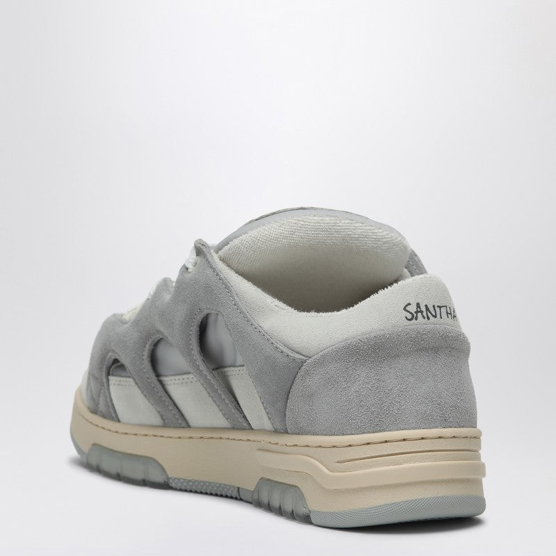 Model 1 Grey/white Mesh And Suede Sneaker