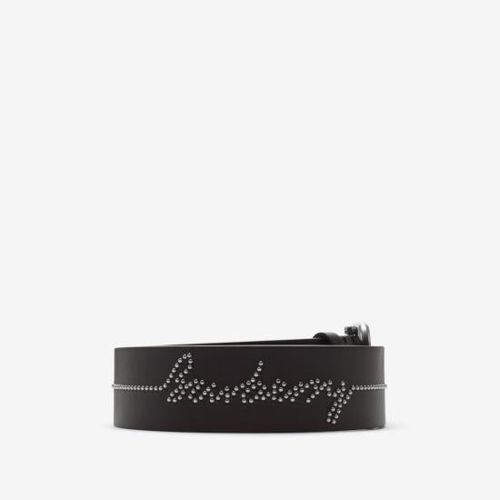 Leather belt